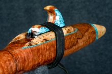 Dream Amboyna Burl Native American Flute, Minor, Mid G-4, #Q15C (4)